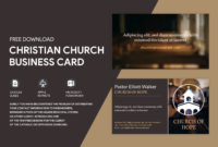 Professional Christian Business Card Templates: Free And Customizable