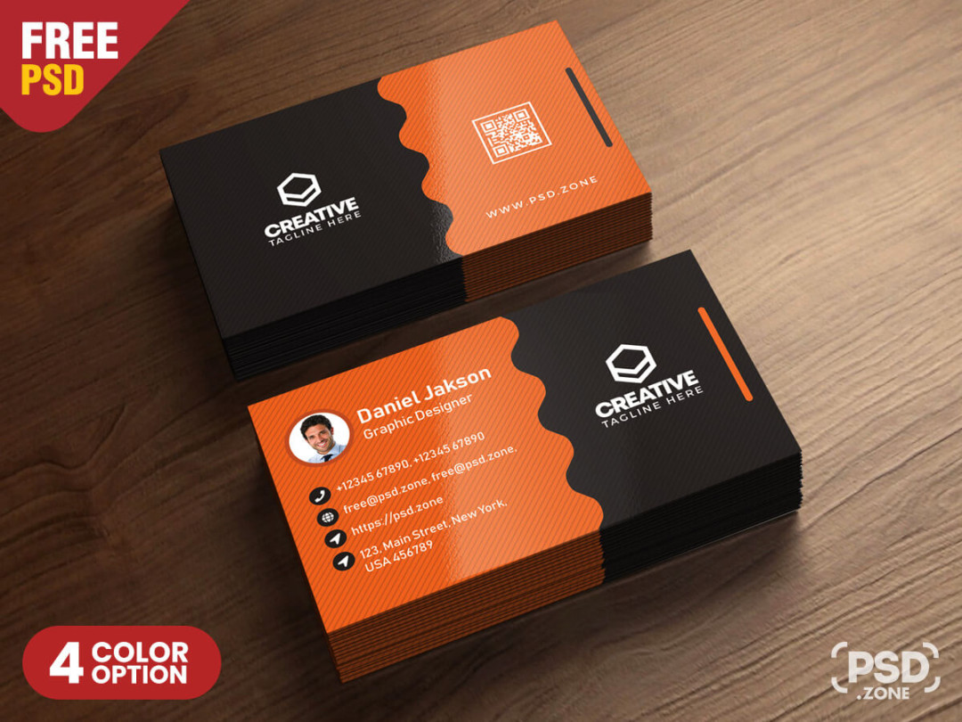 Clean Business Card PSD Templates - PSD Zone