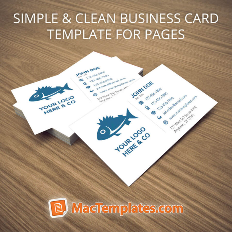 Clean Business Cards Template