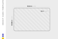 Credit Card Size Template For Microsoft Word