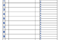 Baseball Lineup Card Template: A Standardized Format For Game Day Rosters