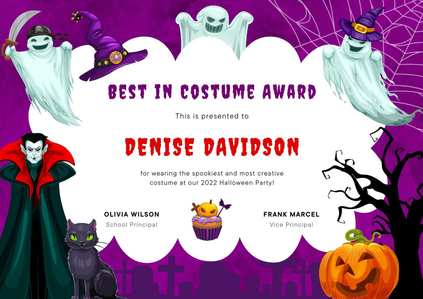 Customize + Halloween Certificate Templates Online - Canva