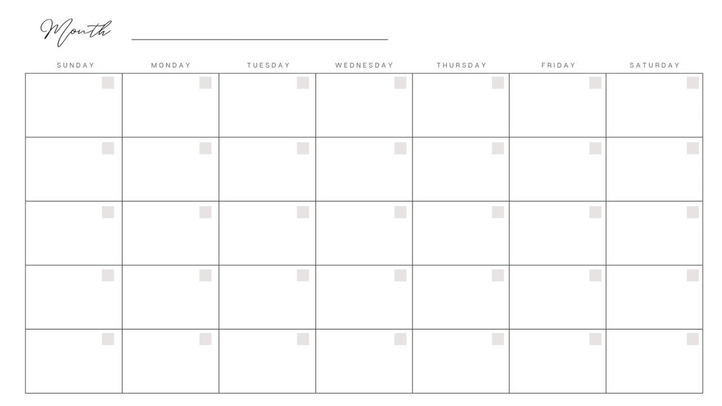 Free and customizable calendar templates  Canva