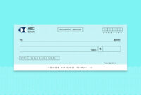 Free Blank Cheque Template For Download