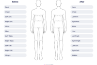 Anatomical Reference Diagram Template