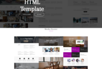 Free Blank HTML Templates For Website Development