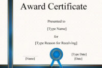 A Generic Certificate Template For Formal Recognition