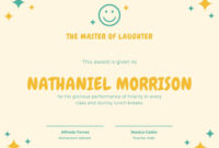 Humorous Printable Certificates: A Lighthearted Recognition