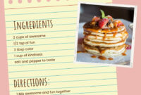 A Comprehensive Guide To Recipe Card Design Template Creation