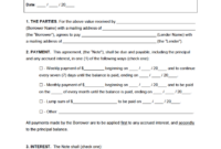 Blank Loan Agreement Template