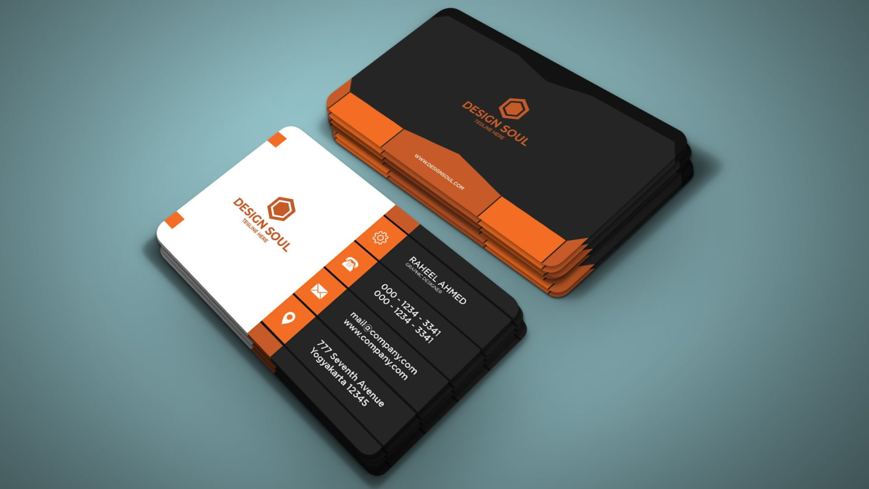 Free Personal-Business-Card-Template – GraphicsFamily