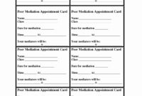 Medical Appointment Card Template: A Free And Customizable Tool For Health Management