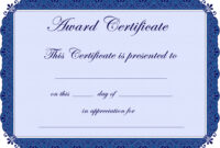 Borderless Certificate Templates: A Modern Approach To Recognition