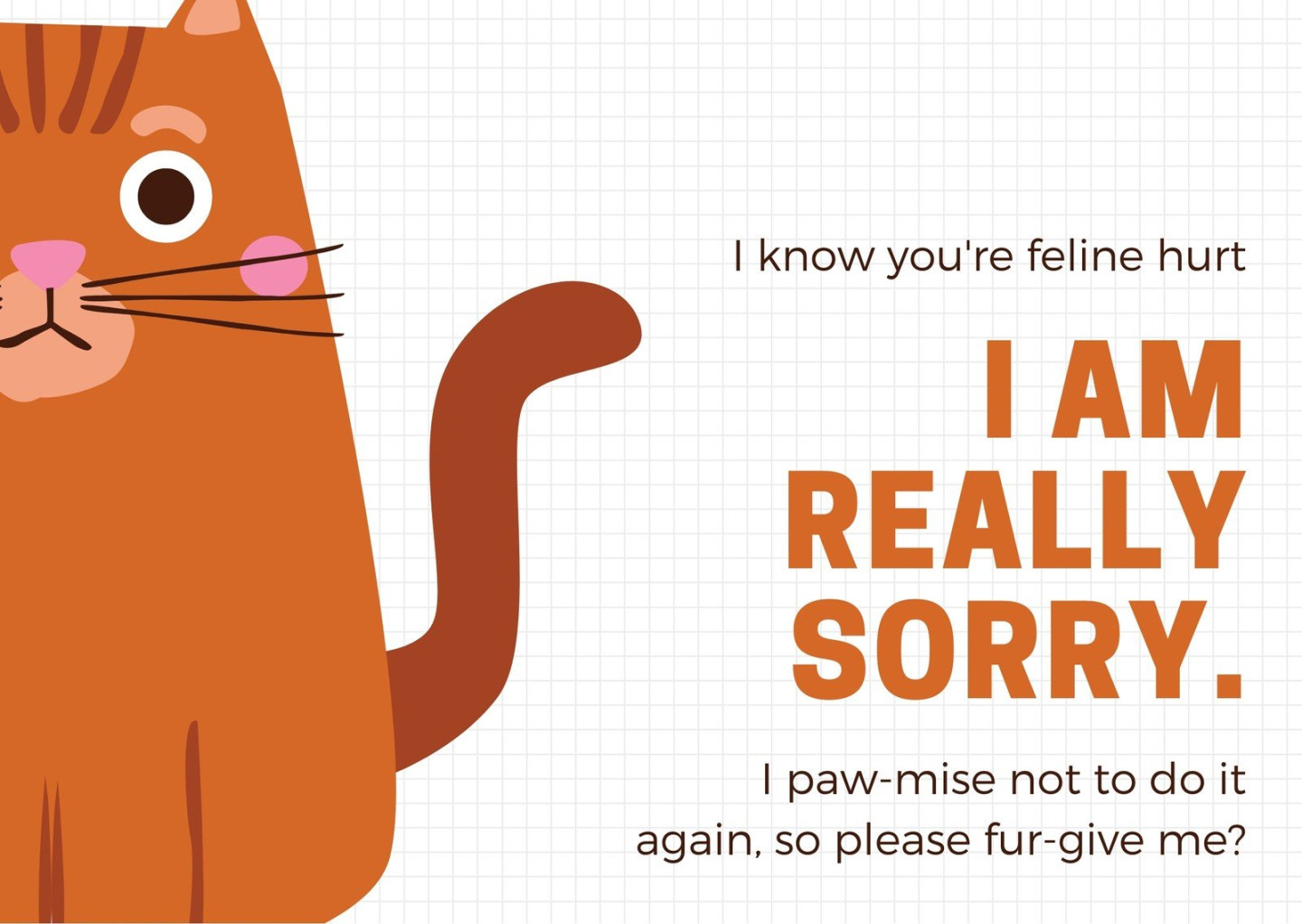 Free printable, customizable apology card templates  Canva