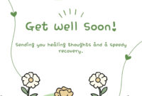 Compassionate Get Well Wishes: Formal Card Template