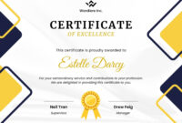 Award Certificate Design Template For Formal Recognition