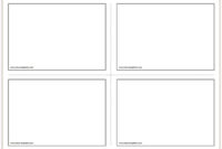 Cue Card Template: A Structured Approach To Effective Communication