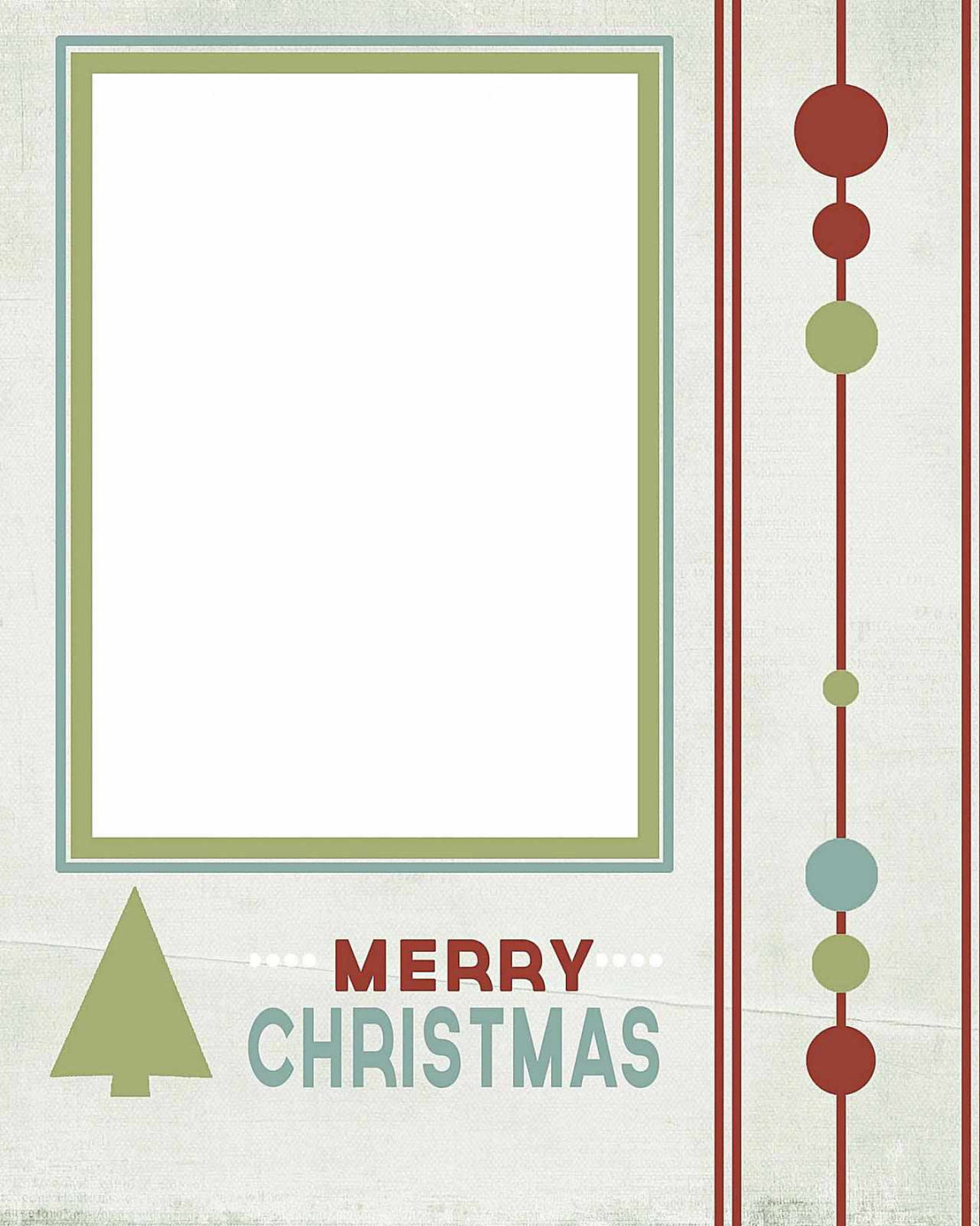 Free Templates for Christmas Photo Cards