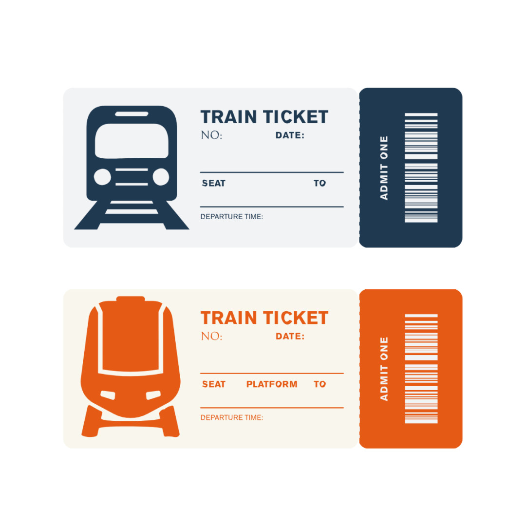 FREE Train Ticket Templates & Examples - Edit Online & Download