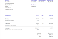 Invoice Template For Freelancers And Independent Contractors