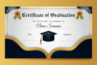 Elegant And Customizable Free Printable Graduation Certificate Templates