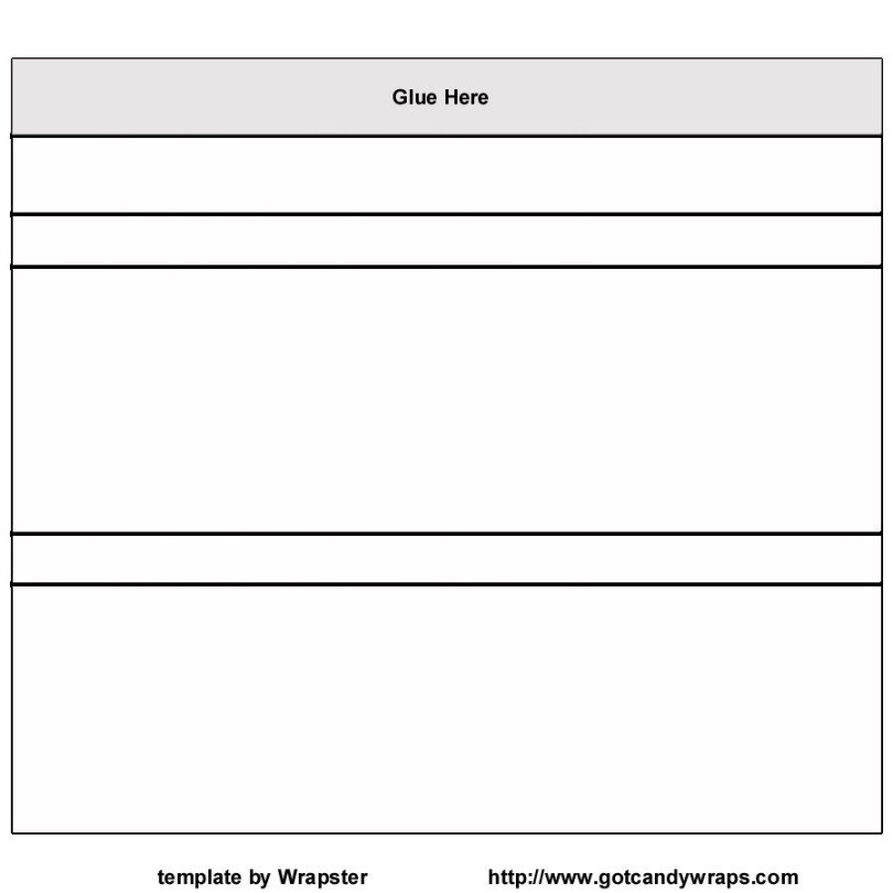 Hershey Bus Candy Bar Wrapper Template -  Free PDF Printables