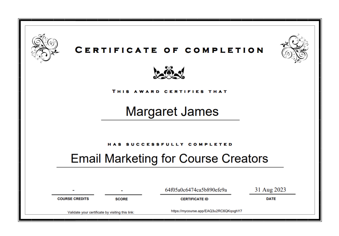 How to Create a Certificate Template : LearnWorlds Help Center