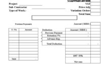 Construction Payment Certificate Template: A Formal Guideline For Project Payments