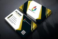 Professional Name Card Template PSD For Free Download