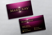 Complimentary Mary Kay Business Card Templates