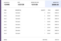 Net 30 Invoice Template: A Professional Document For Invoicing