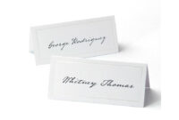 Gartner Studios: Formal Place Cards Template