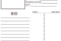 Bio Card Template: A Professional Introduction