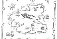 A Blank Pirate Map Template For Exploration And Adventure