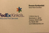 Professional Business Card Template For Kinko’s: A Guide To Effective Branding