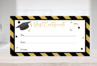 Graduation Gift Certificate Template: A Customizable Option For Formal Presentations