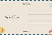 Free Blank Postcard Template For Word: A Versatile Tool For Personalized Correspondence