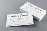 Referral Card Template