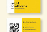 QR Code Business Card Template: A Modern And Efficient Approach To Networking