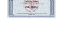 Editable Social Security Card Template