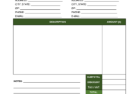 Process Server Invoice Template