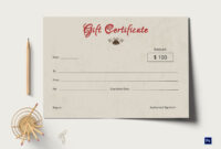 Gift Certificate Template Photoshop: A Customizable Design Tool