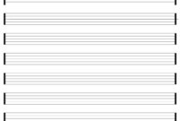 Blank Sheet Music Template For Microsoft Word