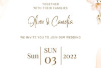 Elegant Invitation Cards Templates For Formal Marriages