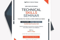 Seminar Invitation Card Template