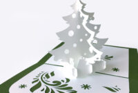 A Three-Dimensional Christmas Tree Card Template: A Festive Crafting Project