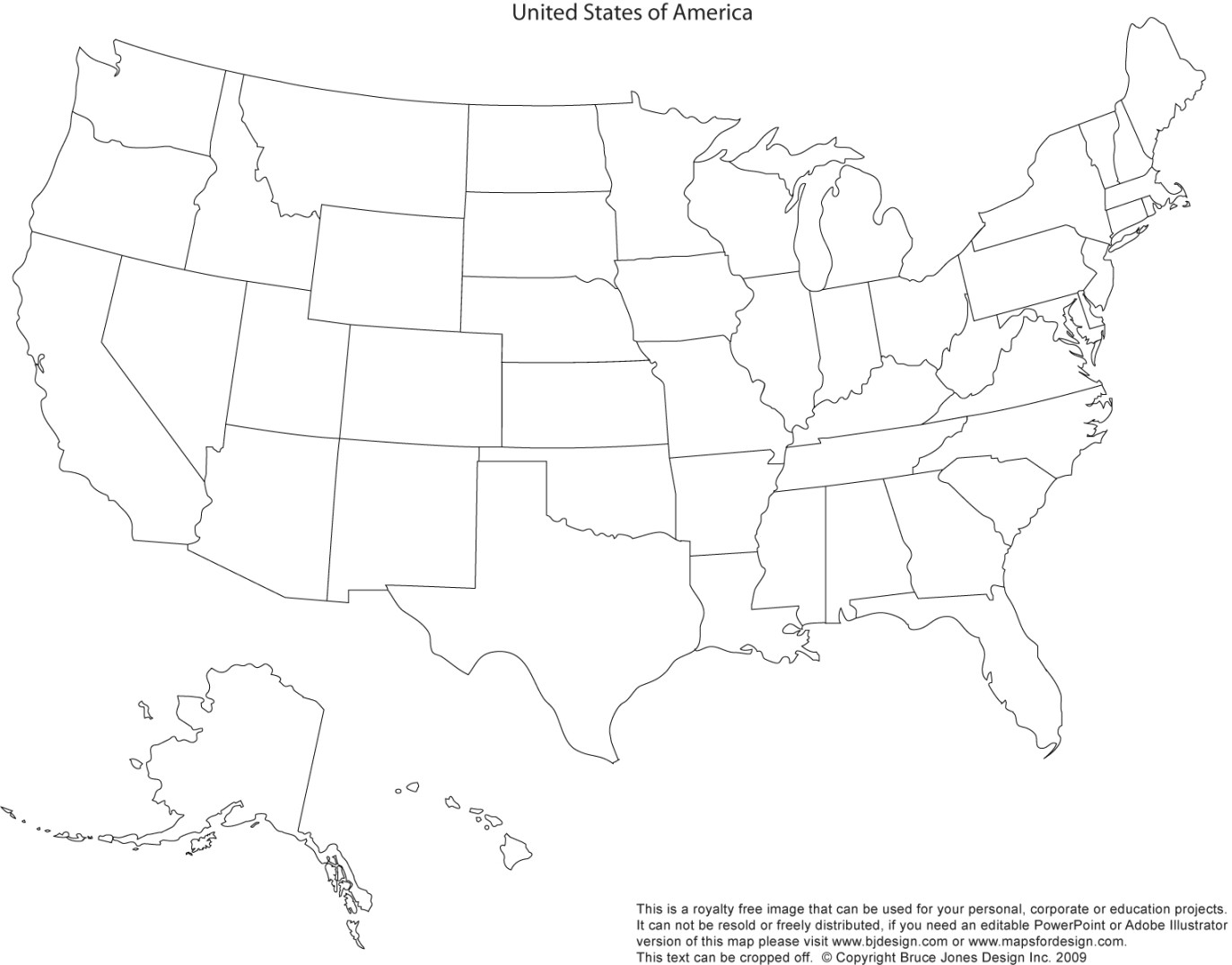 USA Blank Printable Clip Art Maps - FreeUSandWorldMaps