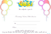 VBS Certificate Template For Professional Development