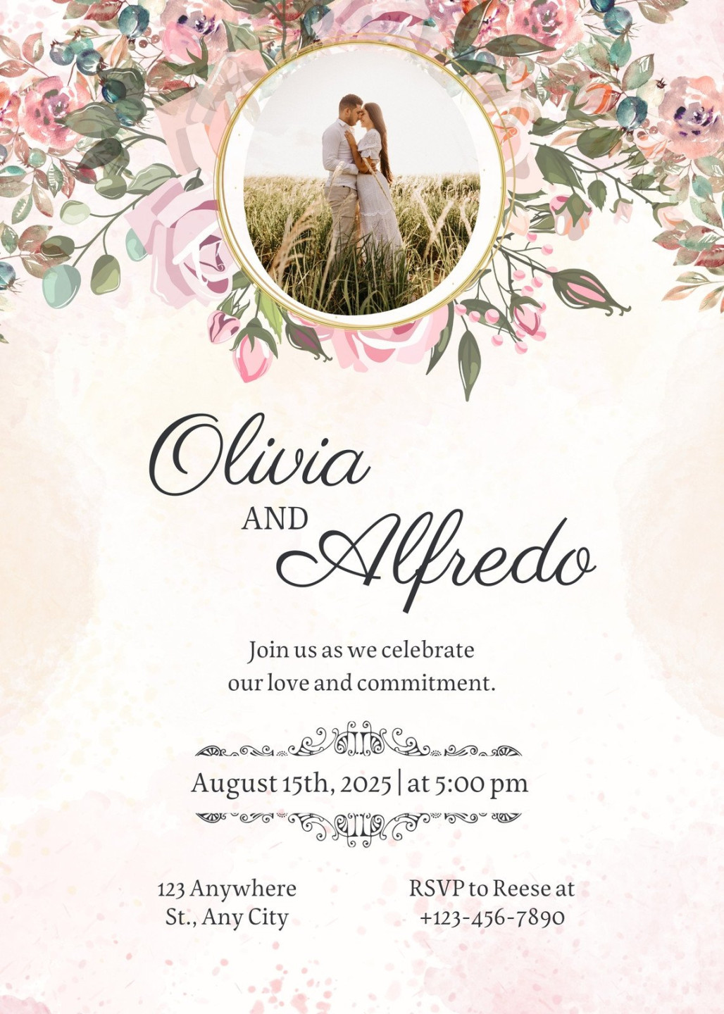 Wedding invitation templates to customize for free  Canva