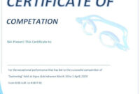 Free Swimming Certificate Templates For Formal Recognition